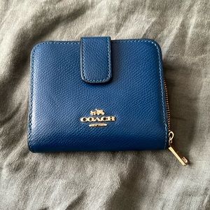 Coach blue wallet